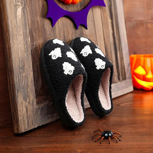 Halloween Ghost Plush Slippers