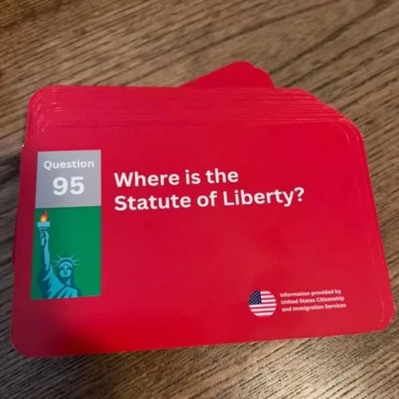 US Citizenship Flash Cards 2024