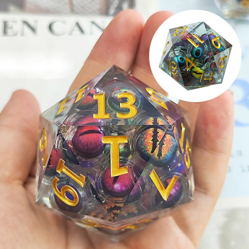 Eye Liquid Core Dice Set