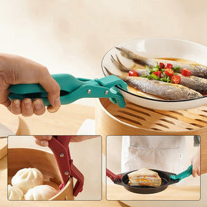 Multi-Purpose Anti-Scald Bowl Holder Clip for Kitchen