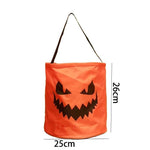 LED Light Halloween Trick or Treat Bags Pumpkin Bucket