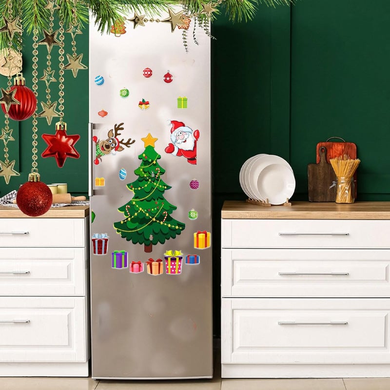 Christmas-themed Magnetic Stickers