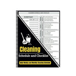 Bill Tracker Notebook & Cleaning Schedule Checklist