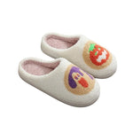 Halloween Cartoon Pattern Plush Slippers