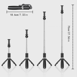 Selfie Stick Tripod With Bluetooth Remote