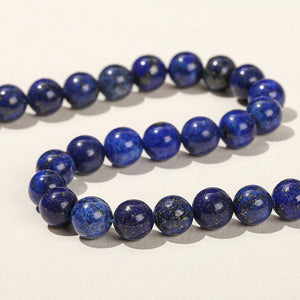 Natural Lapis Lazuli Stone Beaded Bracelet