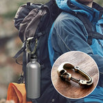 Novel Skull Carabiner With Articulated Cervical Column Clasp