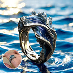 The Heartbeat of The Sea, Ocean Wave Ring