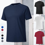 Men's Round Neck Quick Dry Casual Short Sleeve