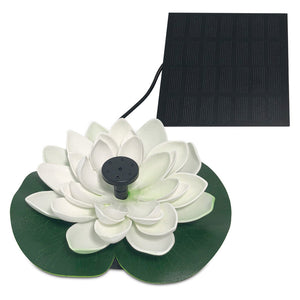 Lotus Shaped Solar Fountain Pond Decorative