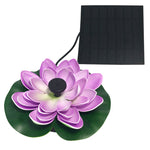 Lotus Shaped Solar Fountain Pond Decorative