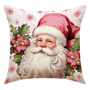 Pink Christmas Pillow Covers