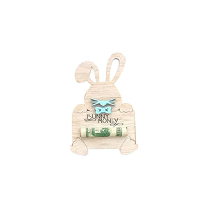 Personalized Cute Easter Bunny Money Holder