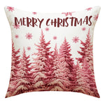 Pink Christmas Pillow Covers