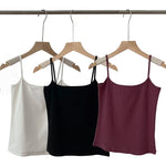 Cotton Ribbed Square Neck Tank Top