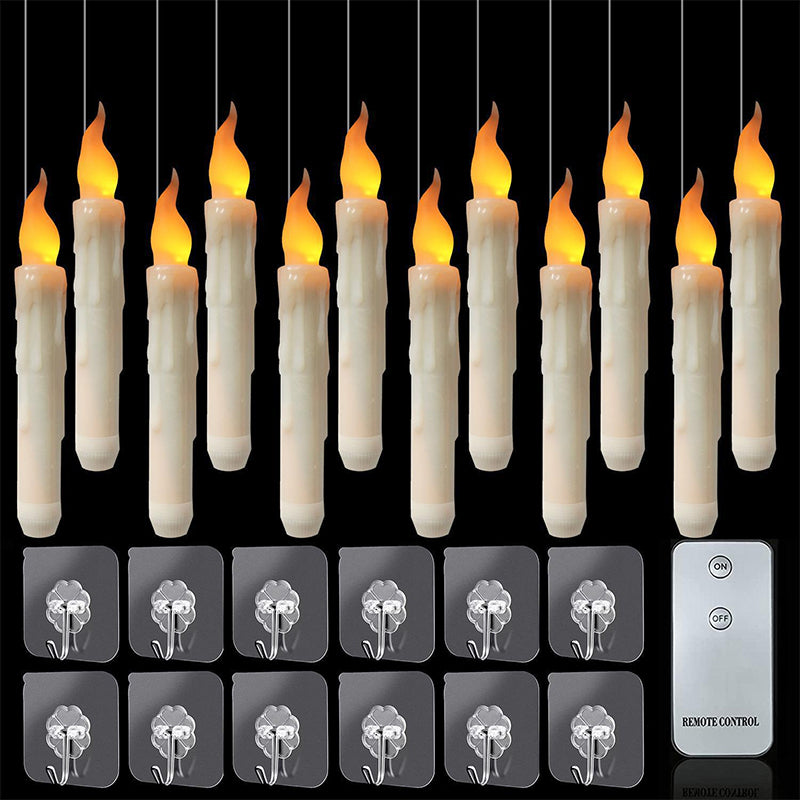 Fantasy Floating Candles with Wand Remote