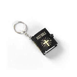 Mini Bible Cross Keychain