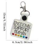 Emotional Support Coworker Keychain