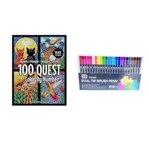 New 100 QUEST Color by Numbers Book