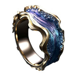 The Heartbeat of The Sea, Ocean Wave Ring