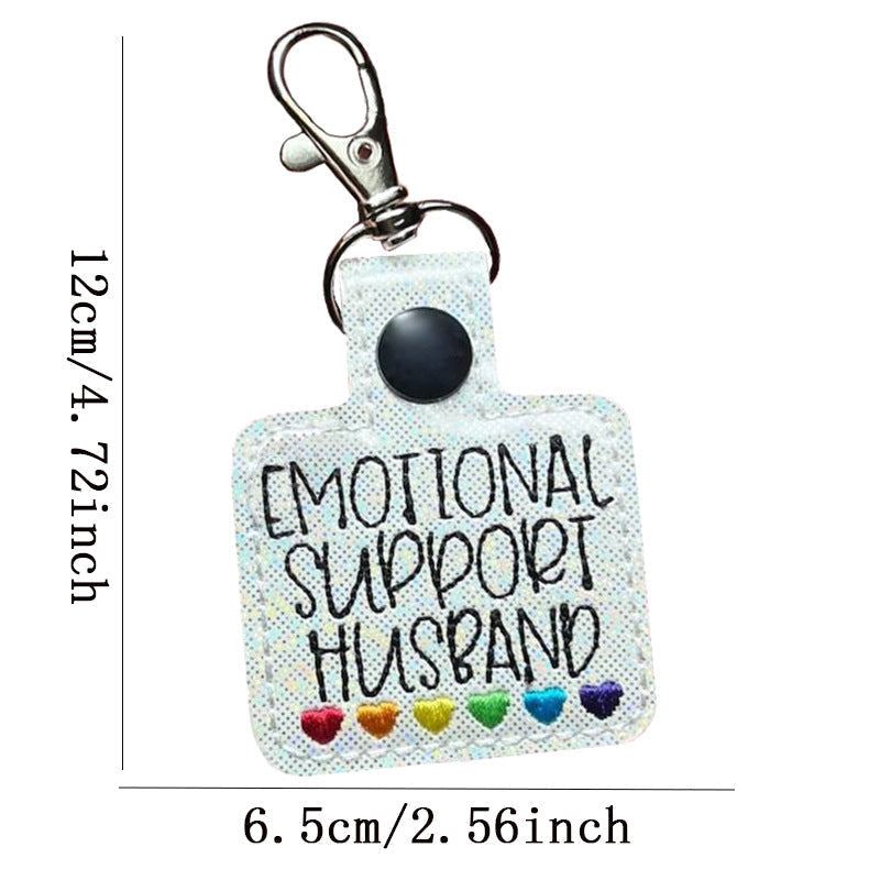 Emotional Support Coworker Keychain