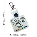 Emotional Support Coworker Keychain