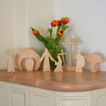 Easter Scene Wooden Decoration