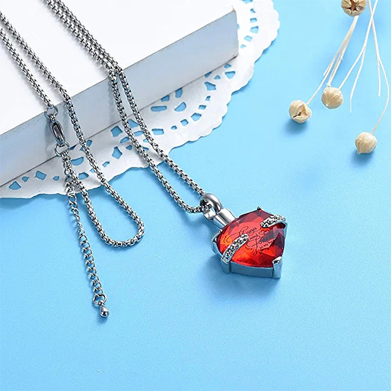 Always on My Mind Forever in My Heart-Urn Necklace