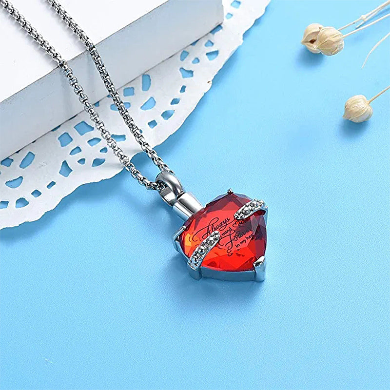 Always on My Mind Forever in My Heart-Urn Necklace