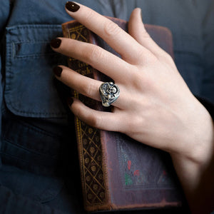 Memento Mori Skull Ring