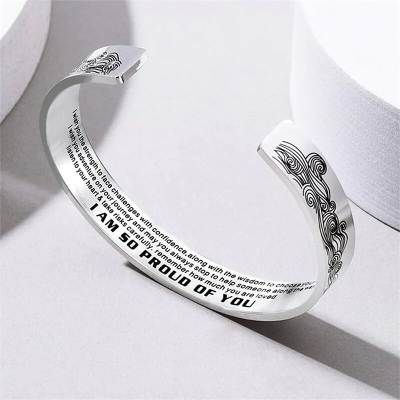 "I AM SO PROUD OF YOU" Wave Bracelet