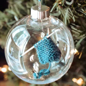 Knitting Christmas Ornament