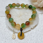 Natural Colorful Agate Bracelet