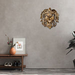 Lion Head Wall Mounted Art