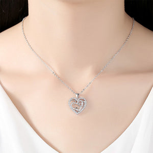 Interlocking Hearts Necklace