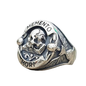 Memento Mori Skull Ring