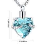 Always on My Mind Forever in My Heart-Urn Necklace