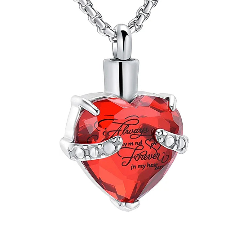 Always on My Mind Forever in My Heart-Urn Necklace