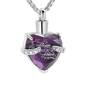 Always on My Mind Forever in My Heart-Urn Necklace