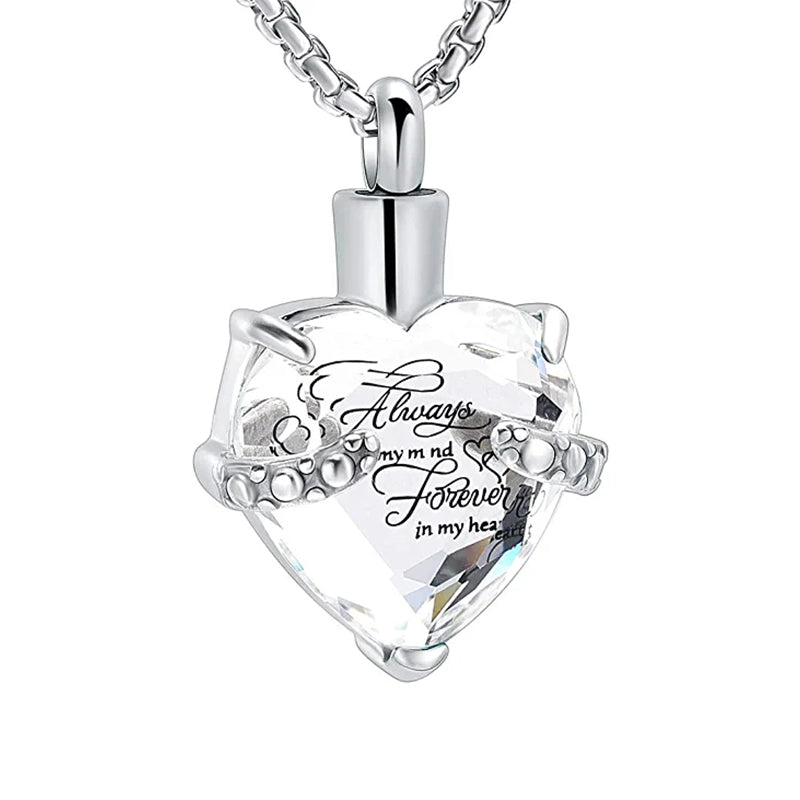 Always on My Mind Forever in My Heart-Urn Necklace