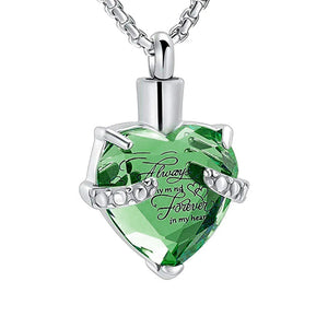 Always on My Mind Forever in My Heart-Urn Necklace