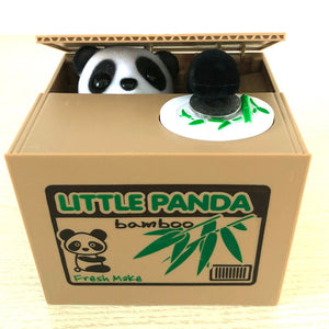 Cute Panda Coin Money Box