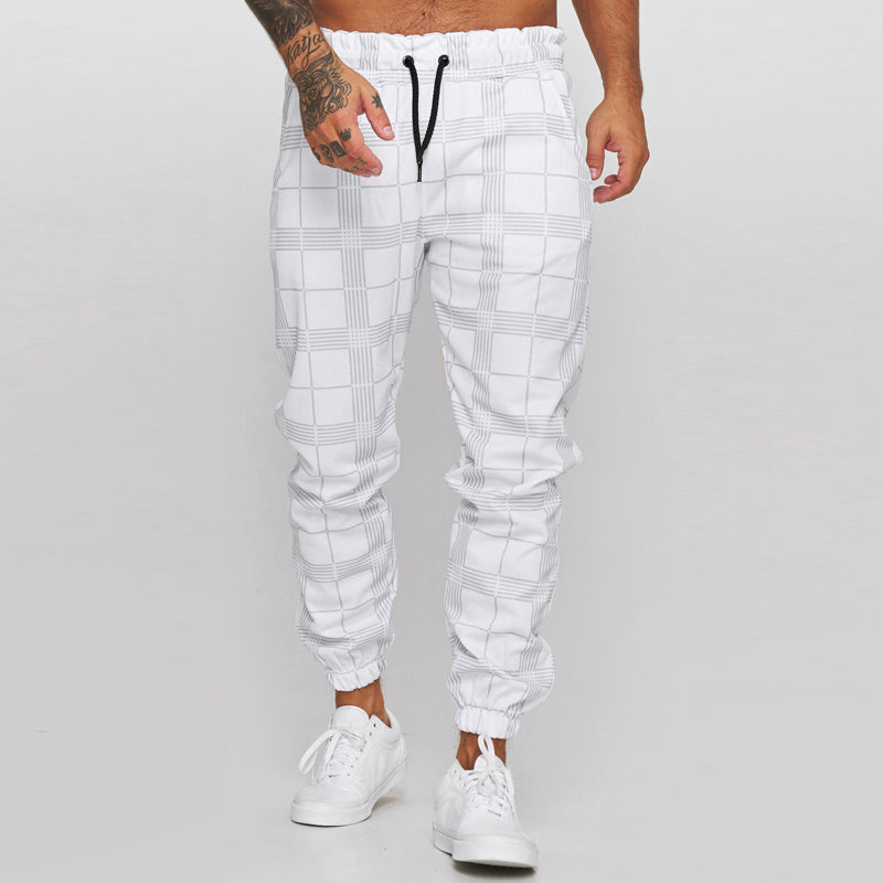 Men's Plaid Casual Pants