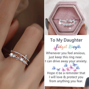 Double Butterfly Diamond Ring(with card)