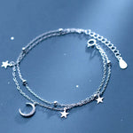 Crescent Moon & Star Bracelet