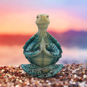 Sea Turtle Meditation Home Decor