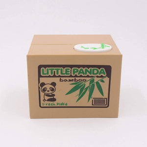 Cute Panda Coin Money Box