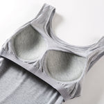 Women's Tank Top with Built-In Bra