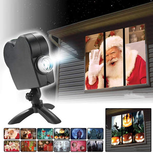 Mini Decor Window Projector (curtain included)