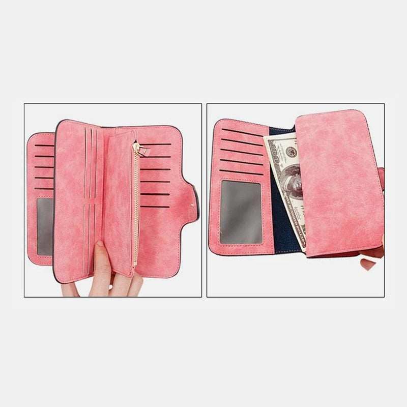 Retro Glamorous Multi-Slots Women Wallet